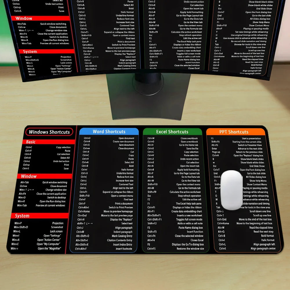 🖥️Tapis de souris Microsoft et Office - FR -🖱️