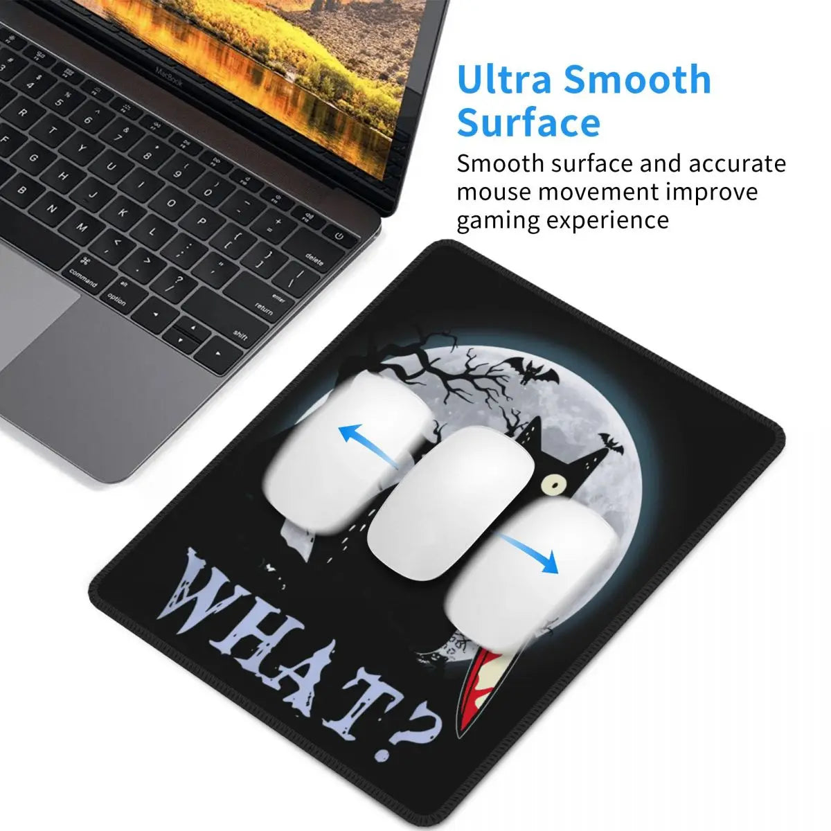 🔪😼 Tapis de Souris FUN – Chat avec un Couteau : Attention, Chat Dangereux ! 🐱😂