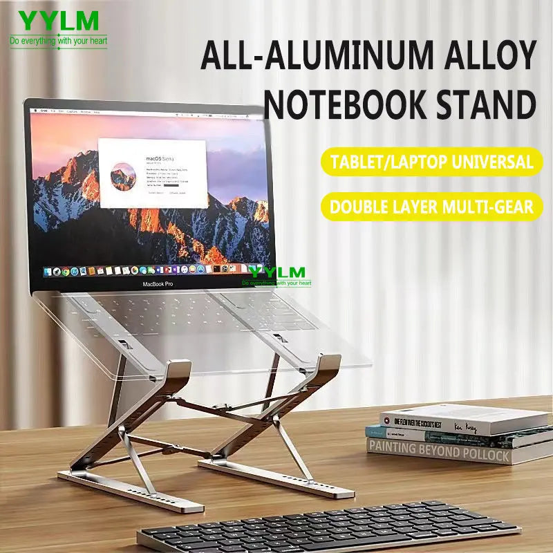 💻Support PC Portable en Aluminium – Ergonomique & Pliable ! 🔥
