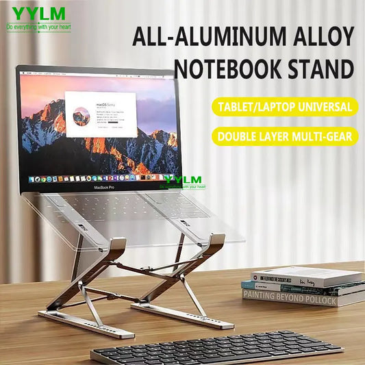 💻Support PC Portable en Aluminium – Ergonomique & Pliable ! 🔥