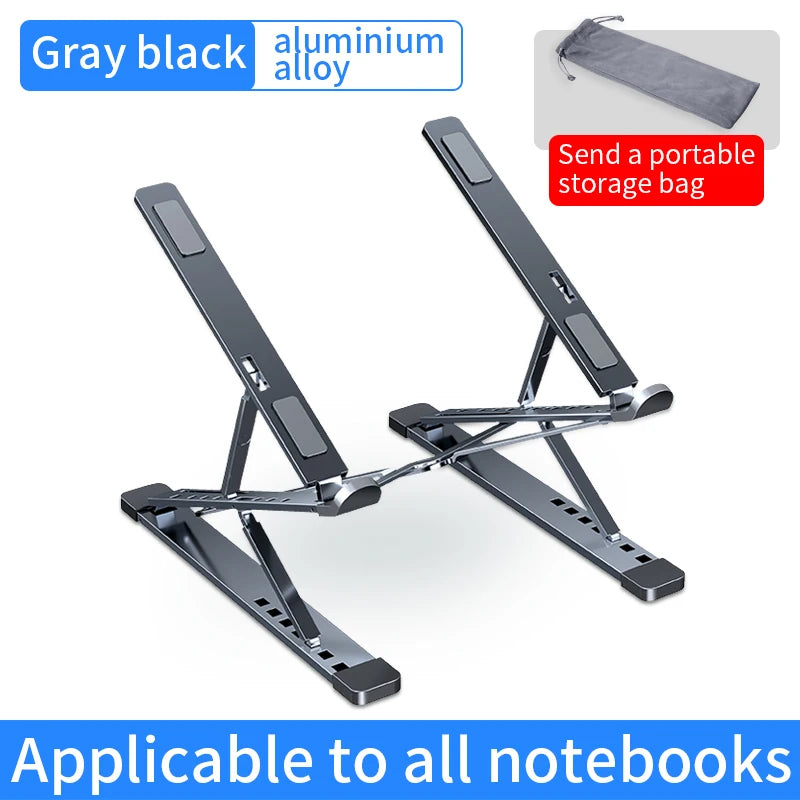 💻Support PC Portable en Aluminium – Ergonomique & Pliable ! 🔥