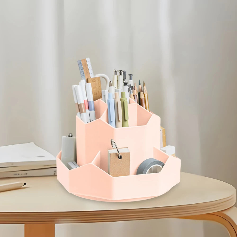 🌀 Boîte de Rangement Rotative à 360° – Organisez Votre Bureau en Un Geste ! ✨