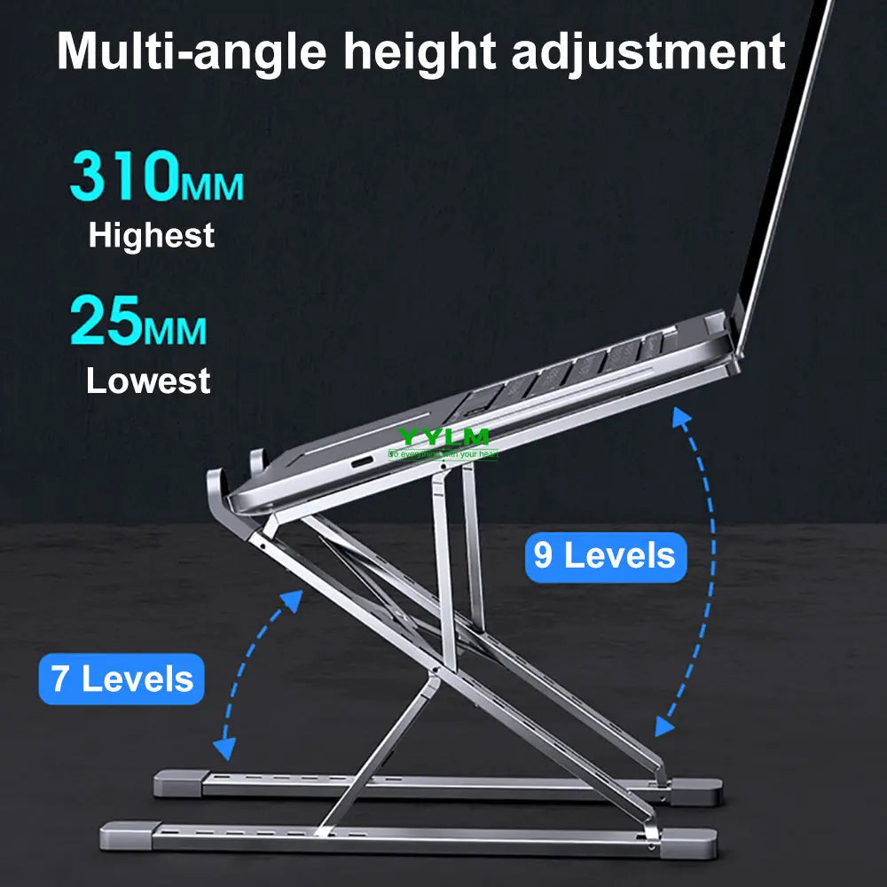 💻Support PC Portable en Aluminium – Ergonomique & Pliable ! 🔥