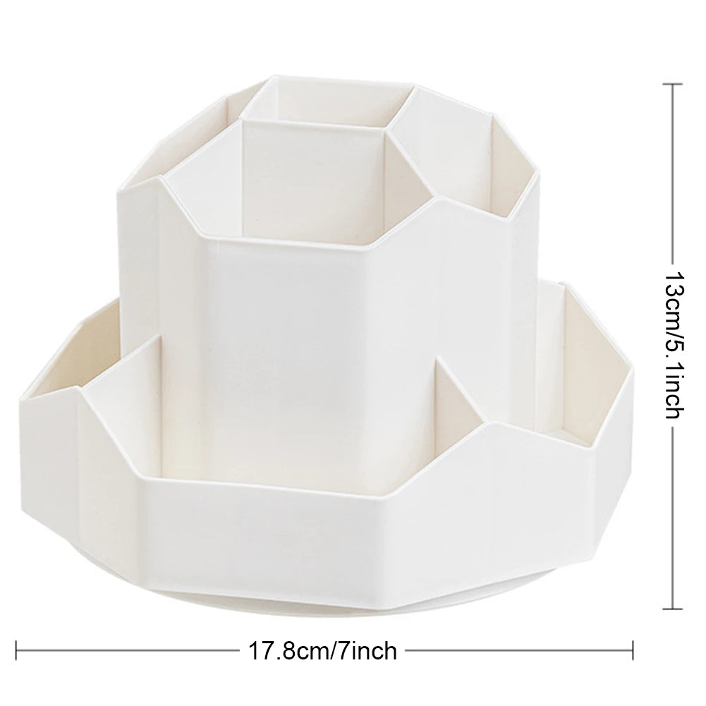 🌀 Boîte de Rangement Rotative à 360° – Organisez Votre Bureau en Un Geste ! ✨