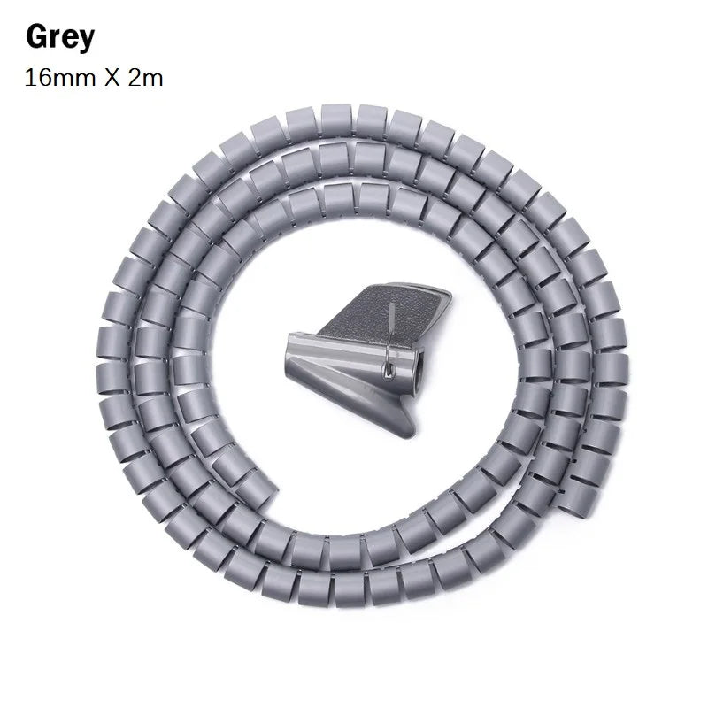 🔌 Gaine Spirale de Protection pour Câbles – Organisez et Protégez Vos Fils Facilement ! 🛡️