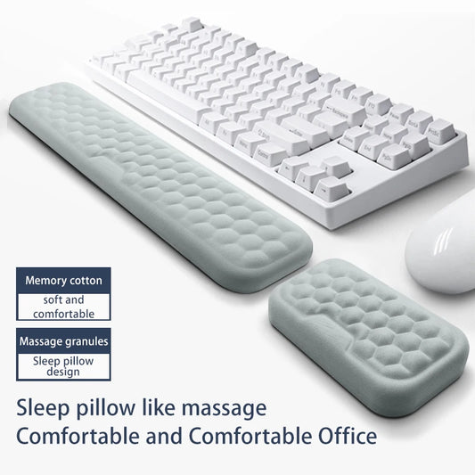 🔥 Repose-Poignets Ergonomique - Confort Maximal pour Clavier & Souris ! 🔥